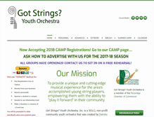 Tablet Screenshot of gotstrings.com